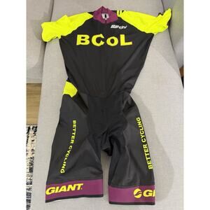 SMS Santini Road Speed Suit triathlon cycling Skinsuit Overall Men’s Size L